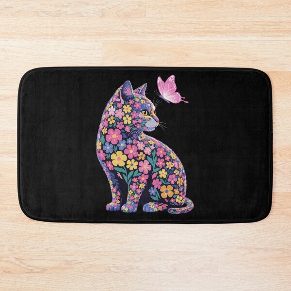 Item preview, Floral Cat Flower Nature Botany Gardener  designed and sold by MyzoToyota.