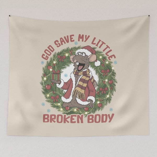 Item preview, God Save My Little Broken Body Shirt – Rizzo The Rat Muppet Christmas Carol Tee Unisex designed and sold by maitivi.
