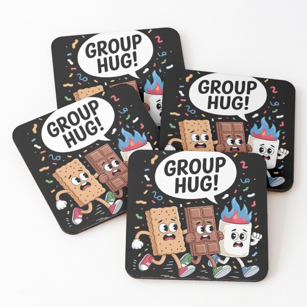 Item preview, Group Hug Marshmallow Smore Funny Camping Family  designed and sold by NailMolisa.