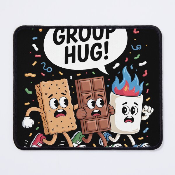 Item preview, Group Hug Marshmallow Smore Funny Camping Family designed and sold by NailMolisa.