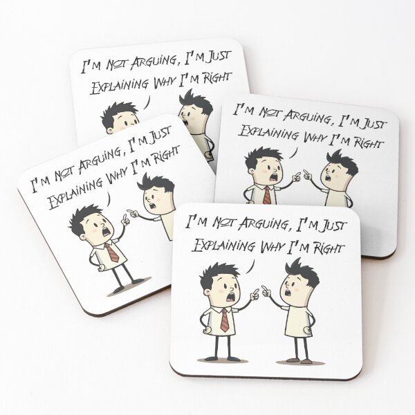 Item preview, I'm Not Arguing I'm Just Explaining Why I'm Right Funny Cartoon T-Shirt designed and sold by Design-Pro-21.
