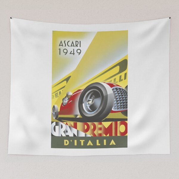 Item preview, Ascari 1949: Gran Premio D'Italia Art Deco Poster designed and sold by CharlieDesings.
