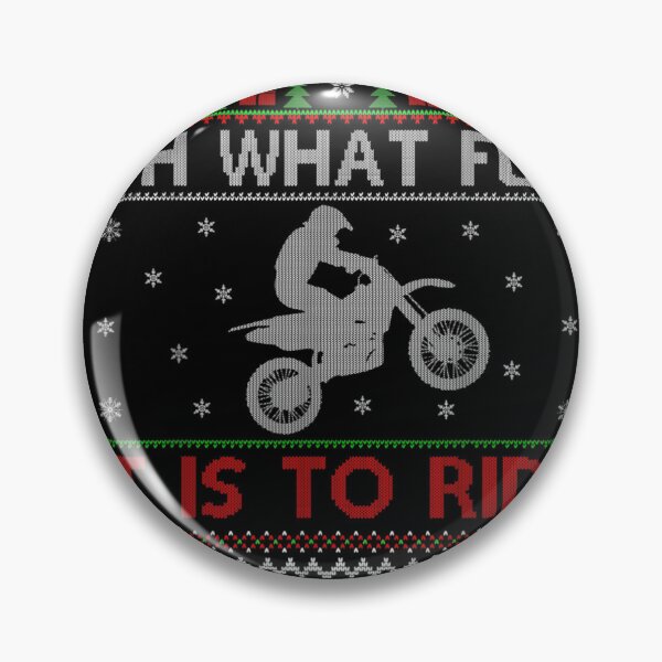 Item preview, Oh What Fun It Is To Ride Funny Dirt Bike Motocross Ugly Christmas Sweater designed and sold by JolinChinn.