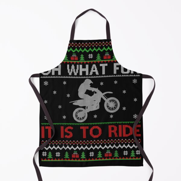 Item preview, Oh What Fun It Is To Ride Funny Dirt Bike Motocross Ugly Christmas Sweater designed and sold by JolinChinn.