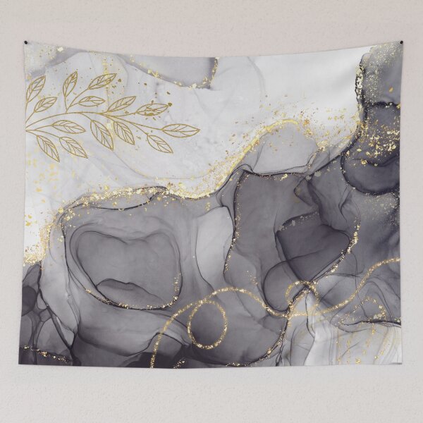 Item preview, Black e White Marble Flow designed and sold by HikaryChan.
