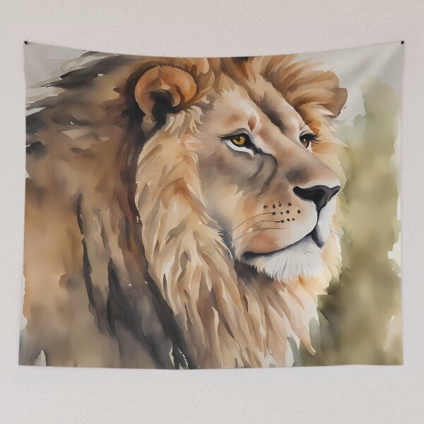 Item preview, Male Lion Head designed and sold by CalmnessbyChoice.