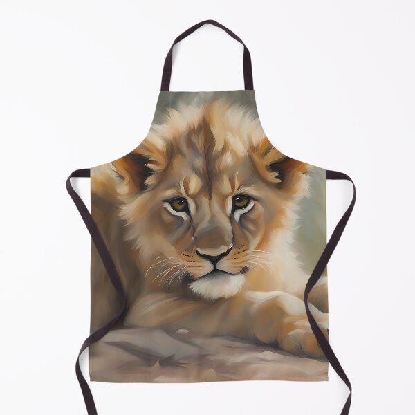 Item preview, Curious Lion Cub designed and sold by CalmnessbyChoice.