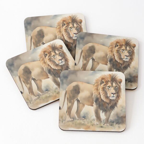 Item preview, Male Lion Portrait designed and sold by CalmnessbyChoice.