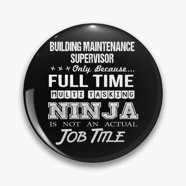 Item preview, Building Maintenance Supervisor designed and sold by liviawong435.