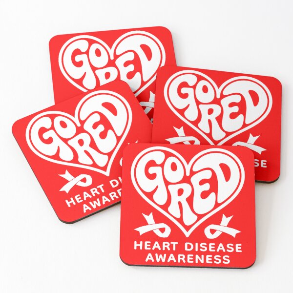 Item preview, Red Heart Disease Awareness Month designed and sold by purrfecute.