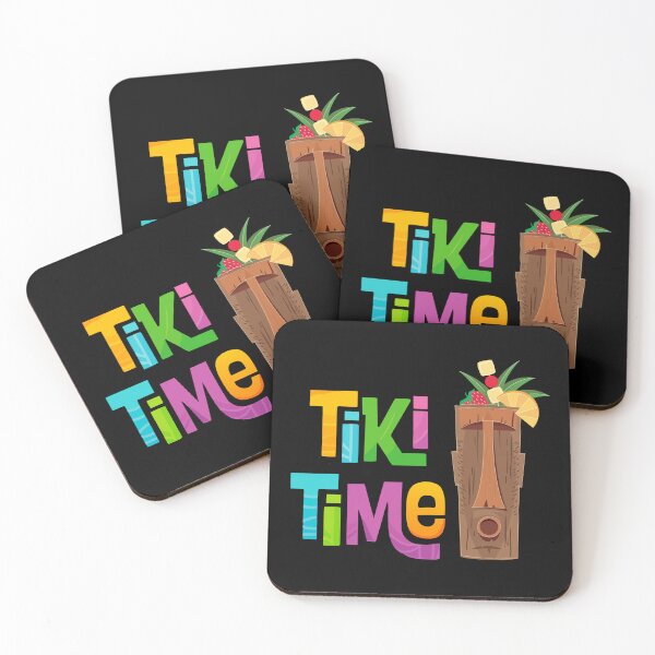 Item preview, Tiki Time Mid-Century Tiki Bar Design designed and sold by Futurebeachbum.