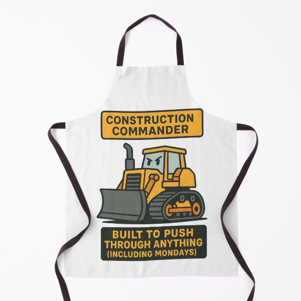Item preview, Construction Commander Built To Push Through Anything designed and sold by TeeTimeTreasure.