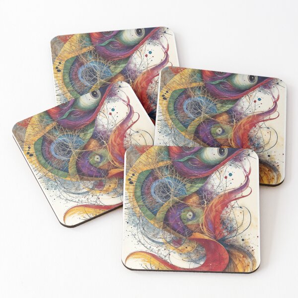 Item preview, Colorful Abstract Fish Form designed and sold by DavidePoggio.