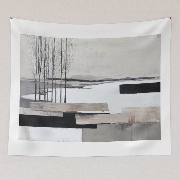 Item preview, Winter Minimalist Landscape designed and sold by lautir.