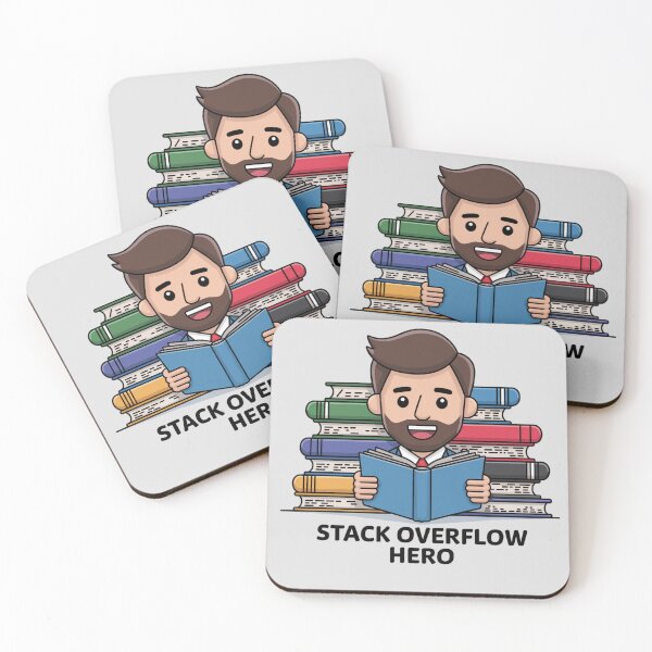 Item preview, Stack Overflow Hero — Funny Programmer Superhero IT Design designed and sold by HappySproutArt.