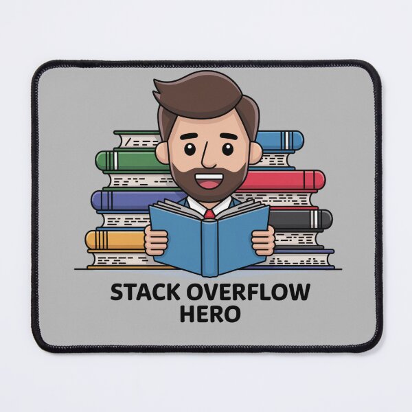 Item preview, Stack Overflow Hero — Funny Programmer Superhero IT Design designed and sold by HappySproutArt.