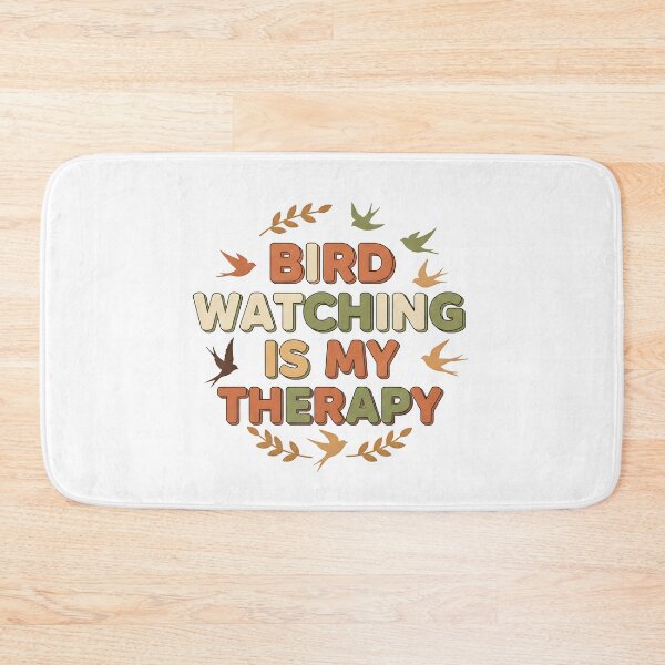 Item preview, Birdwatching Is My Therapy – Retro Vintage Birdwatcher Quote T-Shirt & Sticker designed and sold by NatureNookTees.