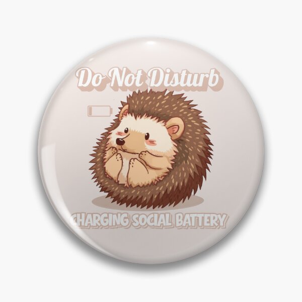 Item preview, Do Not Disturb Hedgehog | Social Battery Charging| Introvert Humor Gift designed and sold by Searching ideas.