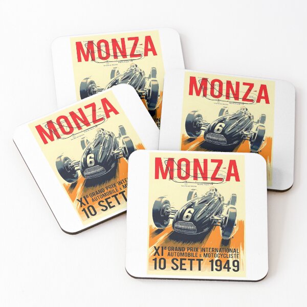 Item preview, 1949 Italian Grand Prix (Monza) Vintage Racing Poster designed and sold by CharlieDesings.