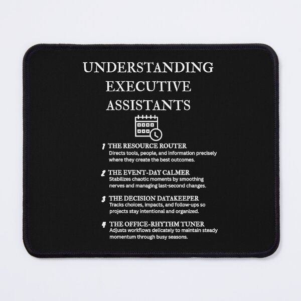 Item preview, Executive Assistant Life: Relatable Job Humor – Black designed and sold by PsyFlow35.
