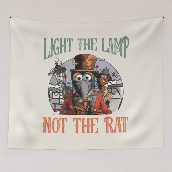 Item preview, Muppet Christmas Carol Gonzo Rizzo Light The Lamp Not The Rat Shirt, Disney Mickey;s Very Merry Xmas Party Tee, Disneyland Holiday Trip Gift designed and sold by maitivi.