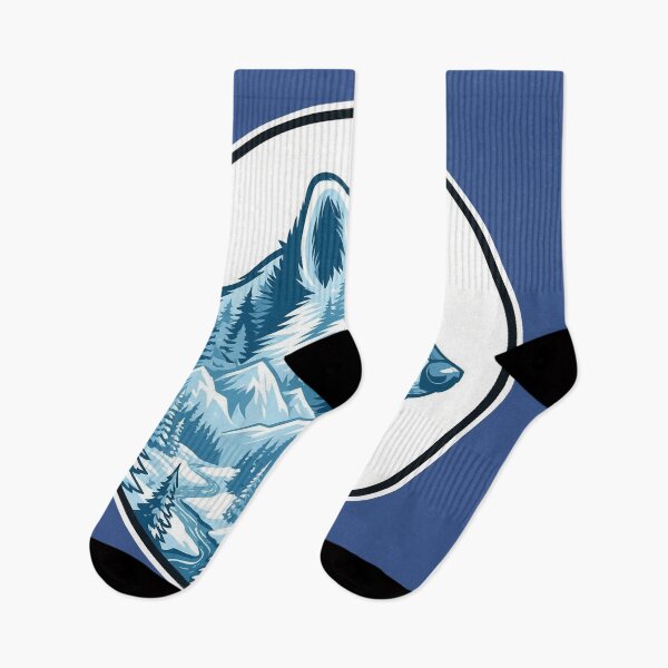 Item preview, Clever Raccoon Icy Blue Taiga Forest Double Exposure Art designed and sold by CANDO ART STORE.