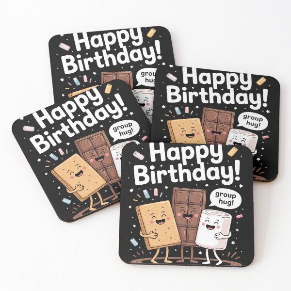 Item preview, Group Hug S’mores Funny Camping Marshmallow Chocolate Snack  designed and sold by NailMolisa.