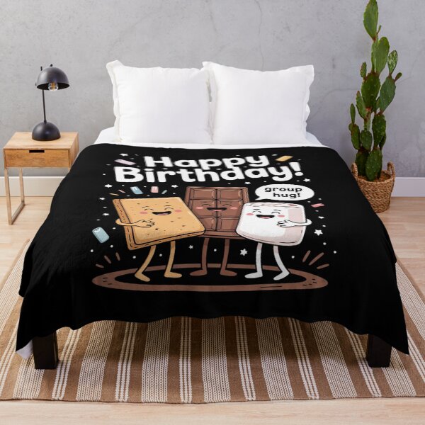 Item preview, Group Hug S’mores Funny Camping Marshmallow Chocolate Snack designed and sold by NailMolisa.