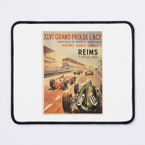 Item preview, 1960 French Grand Prix (Reims) Formula 1 Poster designed and sold by CharlieDesings.