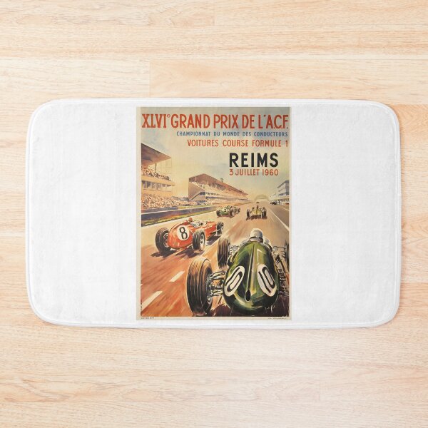 Item preview, 1960 French Grand Prix (Reims) Formula 1 Poster designed and sold by CharlieDesings.