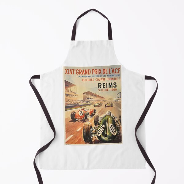 Item preview, 1960 French Grand Prix (Reims) Formula 1 Poster designed and sold by CharlieDesings.
