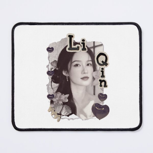 Item preview, Li Qin (李沁) Chinese Actress Art Chinese Celebrity Illustration Scrapbook Collage Cozy Y2K Vintage Design designed and sold by HELL0WBELLO.