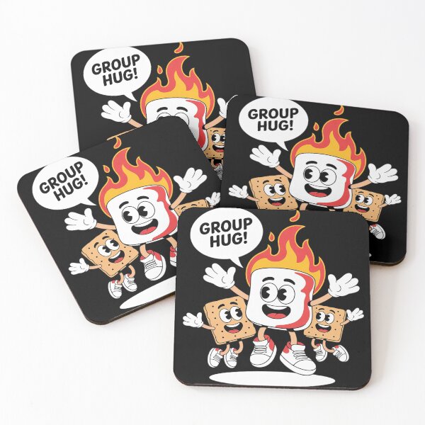 Item preview, Group Hug S’mores Funny Camping Marshmallow Chocolate Snack1  designed and sold by NailMolisa.
