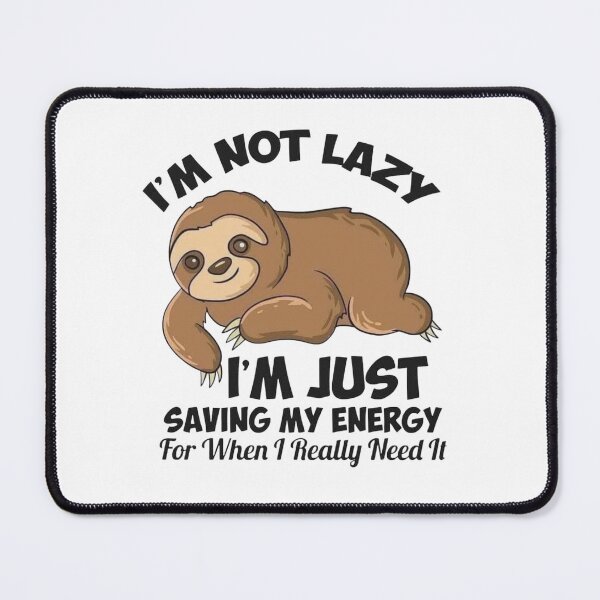 Item preview, I’m not lazy! designed and sold by CreativeM2012.