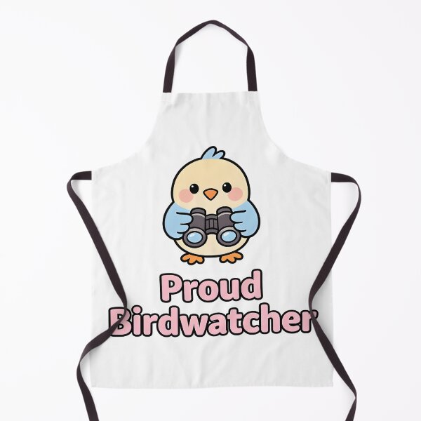 Item preview, Proud Birdwatcher Cute Bird Mascot – Kawaii Bird Watching Sticker & T-Shirt designed and sold by NatureNookTees.