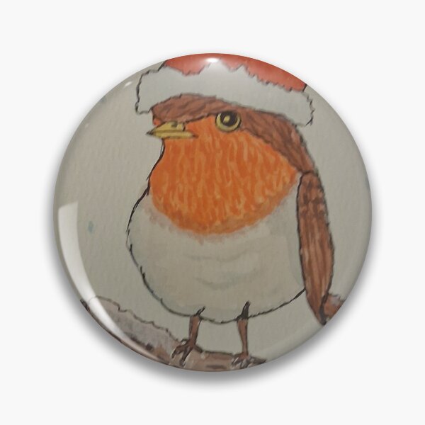 Item preview, christmas robin on a yule log designed and sold by Shimmy53.