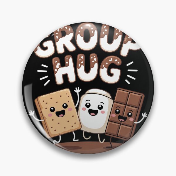 Item preview, Group Hug Smore Funny Camping Chocolate Marshmallow  designed and sold by NailMolisa.