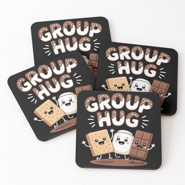 Item preview, Group Hug Smore Funny Camping Chocolate Marshmallow  designed and sold by NailMolisa.