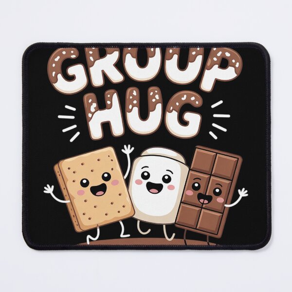 Item preview, Group Hug Smore Funny Camping Chocolate Marshmallow  designed and sold by NailMolisa.