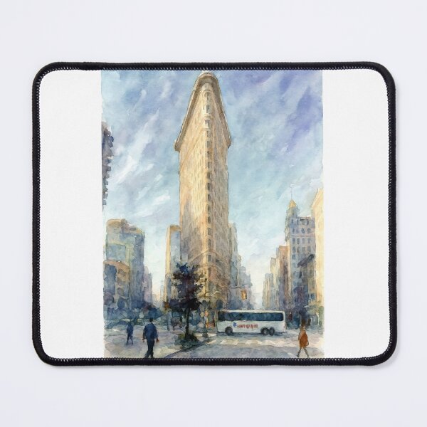 Item preview, Flatiron Building NYC Watercolor designed and sold by caracatita75.
