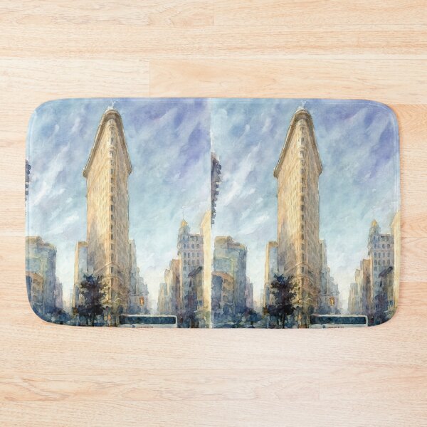 Item preview, Flatiron Building NYC Watercolor designed and sold by caracatita75.