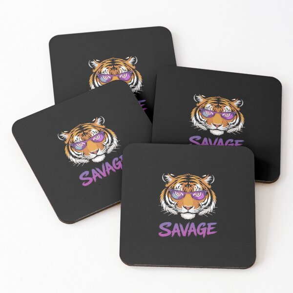Item preview, Savage Tiger Purple Leopard Print Sunglasses  designed and sold by MathisBellanger.