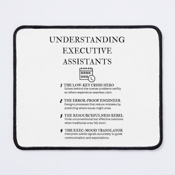 Item preview, Executive Assistant Traits: Funny Office Humor designed and sold by PsyFlow35.