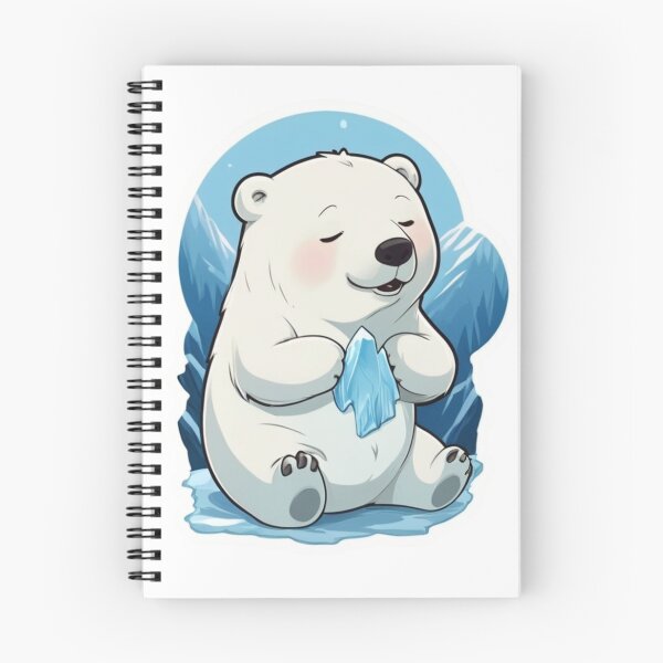 Item preview, Sweet Polar Bear Cub with Ice Crystal designed and sold by Toonfriends.