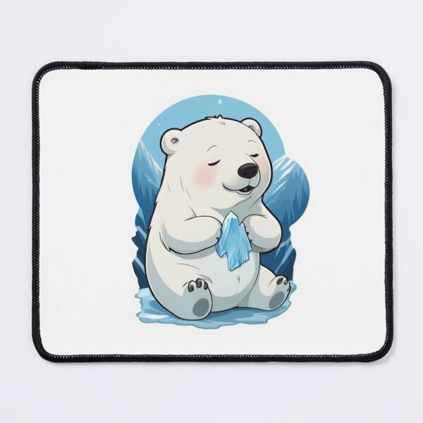 Item preview, Sweet Polar Bear Cub with Ice Crystal designed and sold by Toonfriends.
