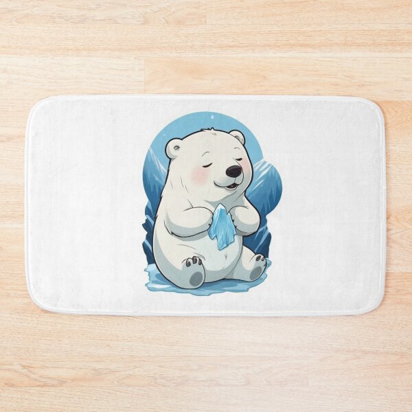 Item preview, Sweet Polar Bear Cub with Ice Crystal designed and sold by Toonfriends.