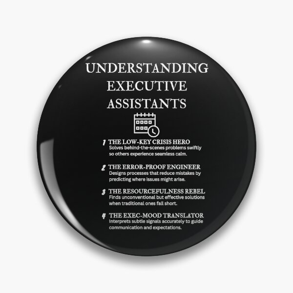 Item preview, Executive Assistant Traits: Funny Office Humor – Black designed and sold by PsyFlow35.