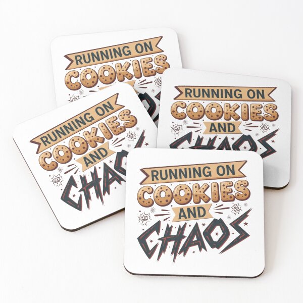 Item preview, Running on cookies and chaos designed and sold by FitEnvy.