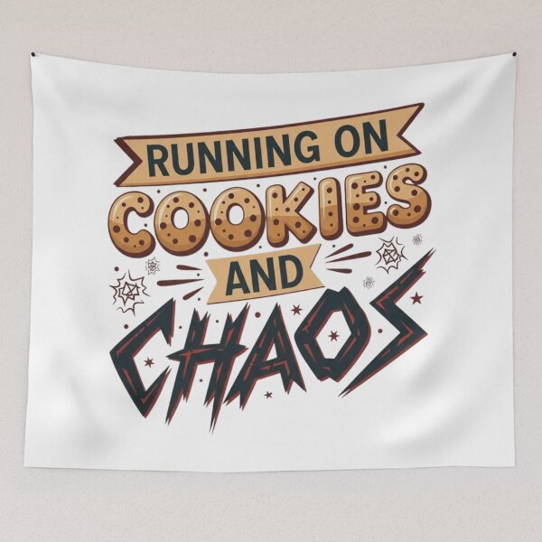 Item preview, Running on cookies and chaos designed and sold by FitEnvy.