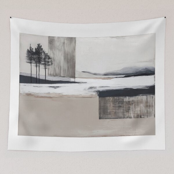 Item preview, Minimalist Winter Landscape designed and sold by lautir.